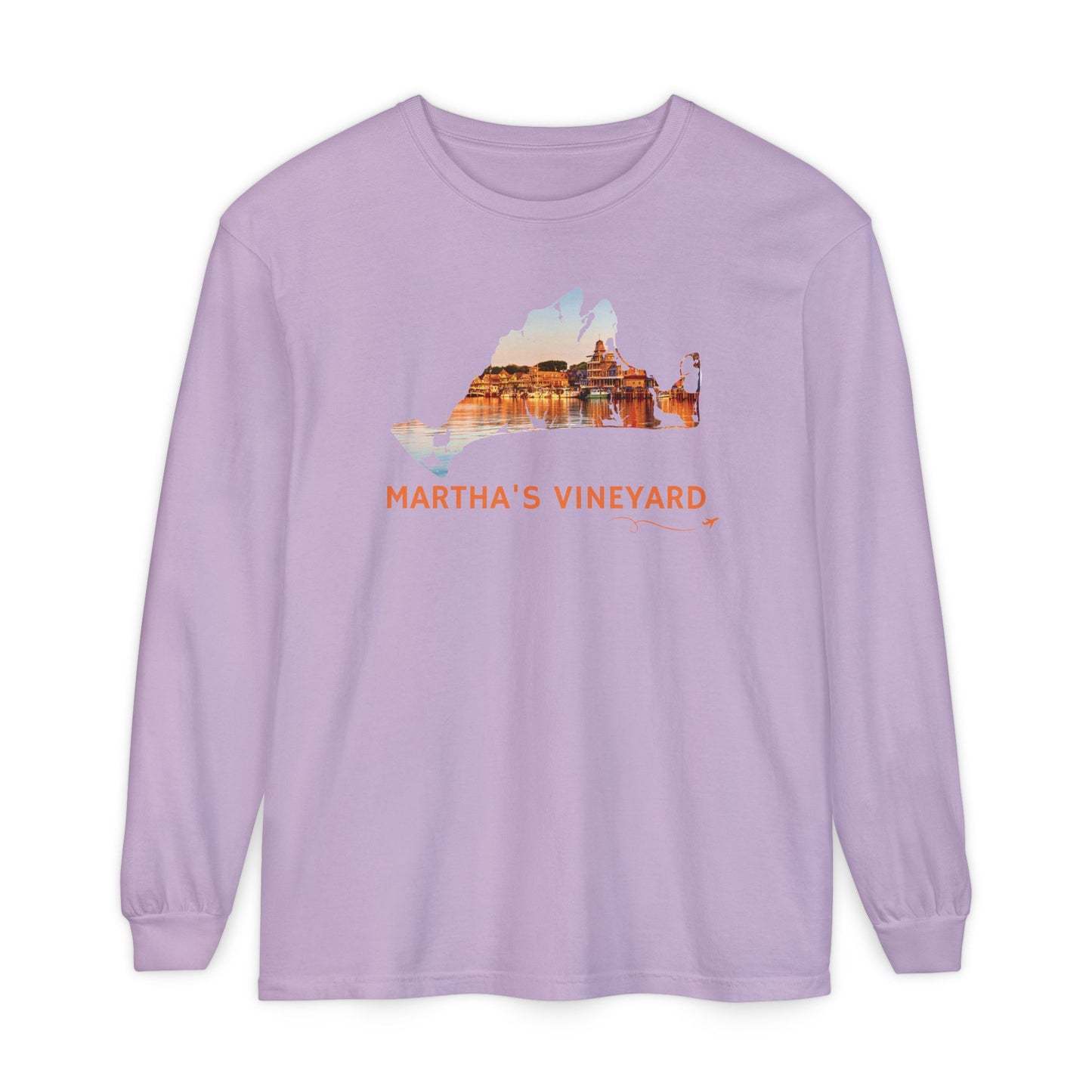 Martha’s Vineyard Long Sleeve Shirt | Oak Bluffs Harbor Sunset