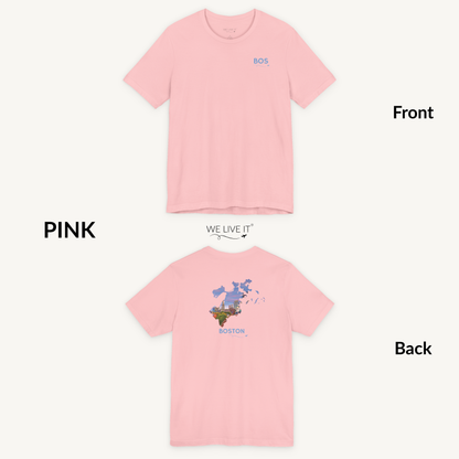 Boston T-Shirt | BOS Front & Faneuil Hall Back