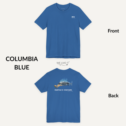 Martha’s Vineyard T-Shirt | MV Front & Vineyard Haven Steamship Back