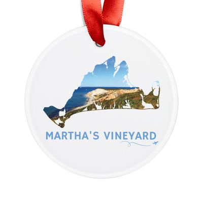 Martha’s Vineyard Ornament | Aquinnah Cliffs Coastal Keepsake