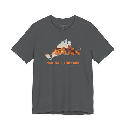 Martha’s Vineyard T-Shirt | Oak Bluffs Harbor Sunset