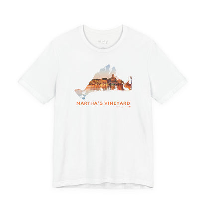 Martha’s Vineyard T-Shirt | Oak Bluffs Harbor Sunset