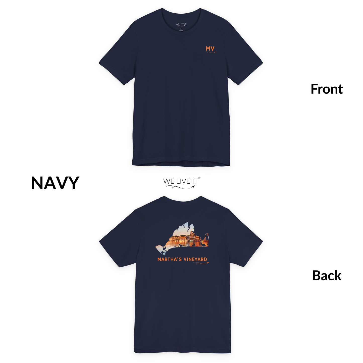 Martha’s Vineyard T-Shirt | Oak Bluffs Harbor Sunset