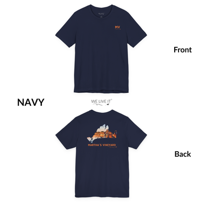 Martha’s Vineyard T-Shirt | Oak Bluffs Harbor Sunset