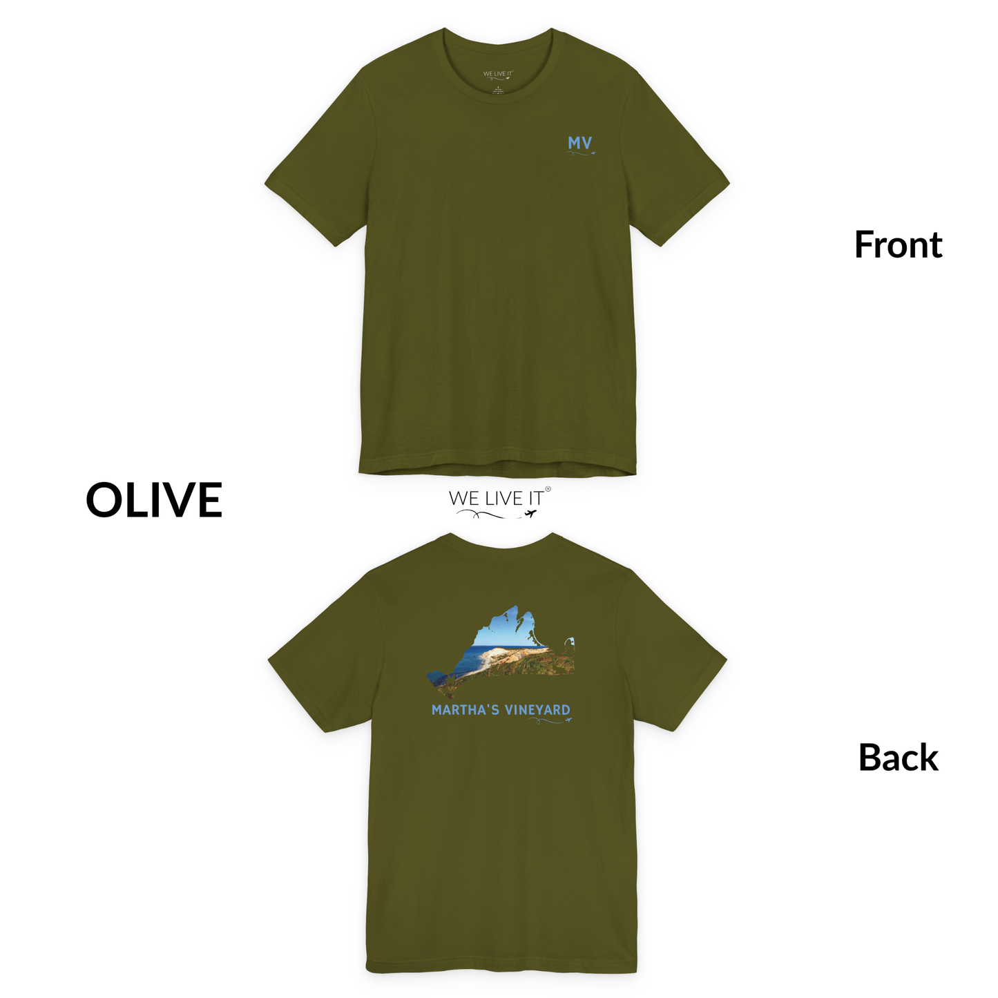 Martha’s Vineyard T-Shirt | Aquinnah Cliffs & Ocean