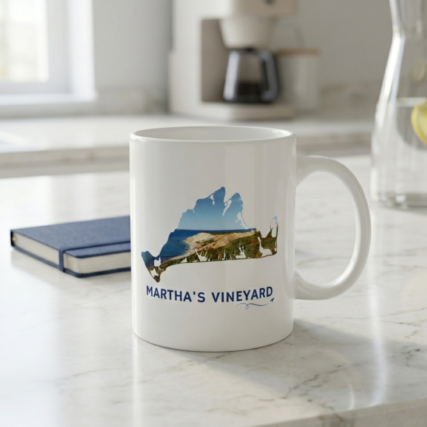 Aquinnah Cliffs Martha’s Vineyard Mug | Ocean View Ceramic Cup