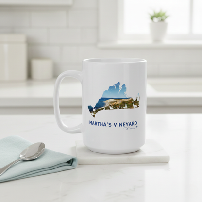 Aquinnah Cliffs Martha’s Vineyard Mug | Ocean View Ceramic Cup