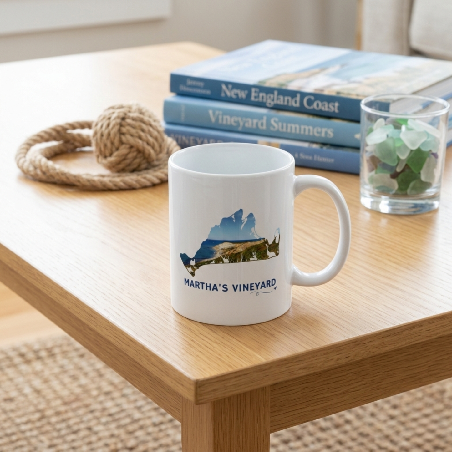 Aquinnah Cliffs Martha’s Vineyard Mug | Ocean View Ceramic Cup