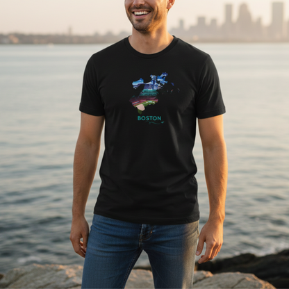 Fenway Park T-Shirt | Boston City Outline Tee