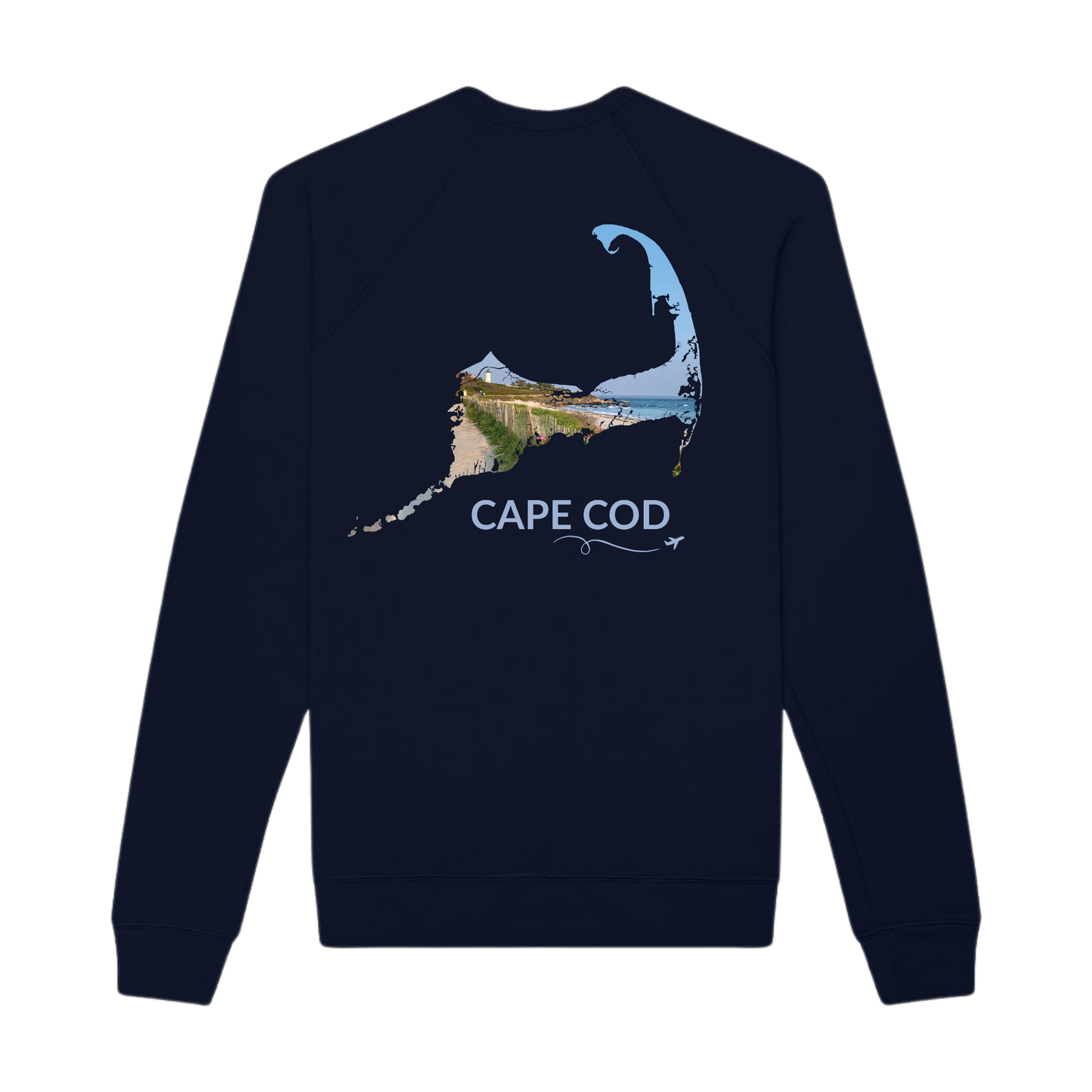 Nobska Lighthouse Crewneck Sweatshirt | Cape Cod, Massachusetts