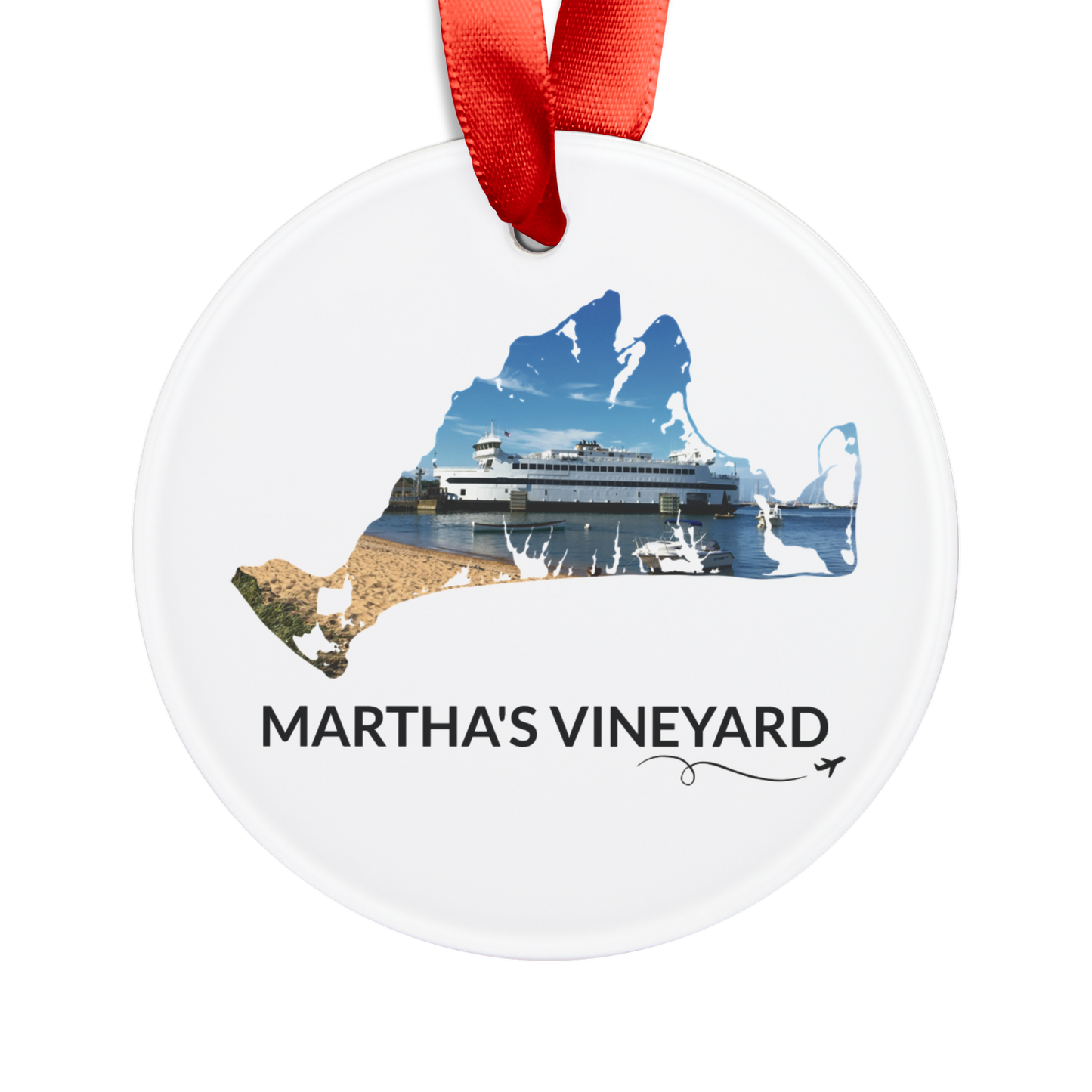 Steamship Ferry Ornament | Martha’s Vineyard, Massachusetts