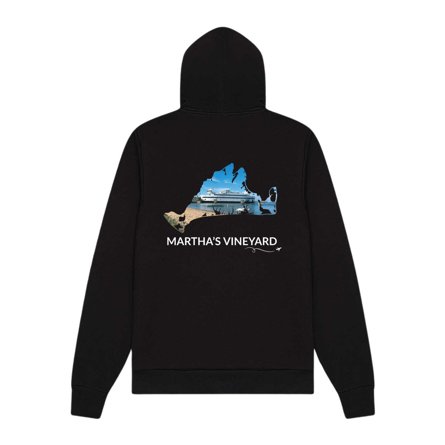 Steamship Ferry Zip-Up Hoodie | Martha’s Vineyard, Massachusetts