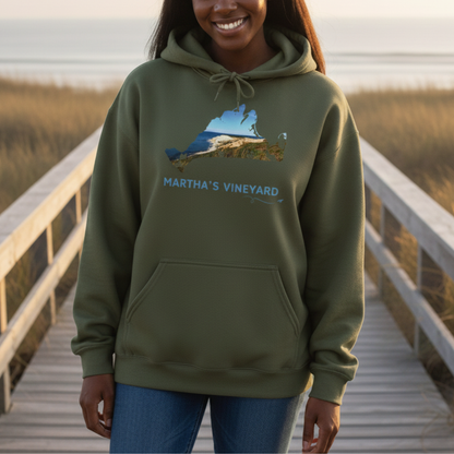 Martha’s Vineyard Aquinnah Cliffs Hoodie | Coastal Sweatshirt