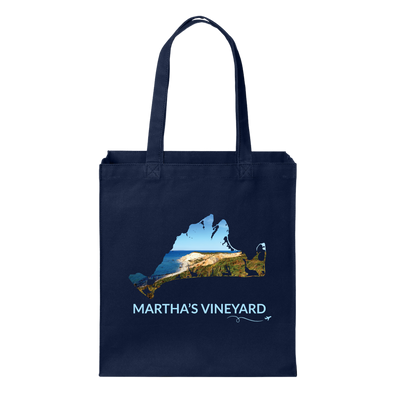 Martha's Vineyard Tote Bag | Aquinnah Cliffs & Ocean View