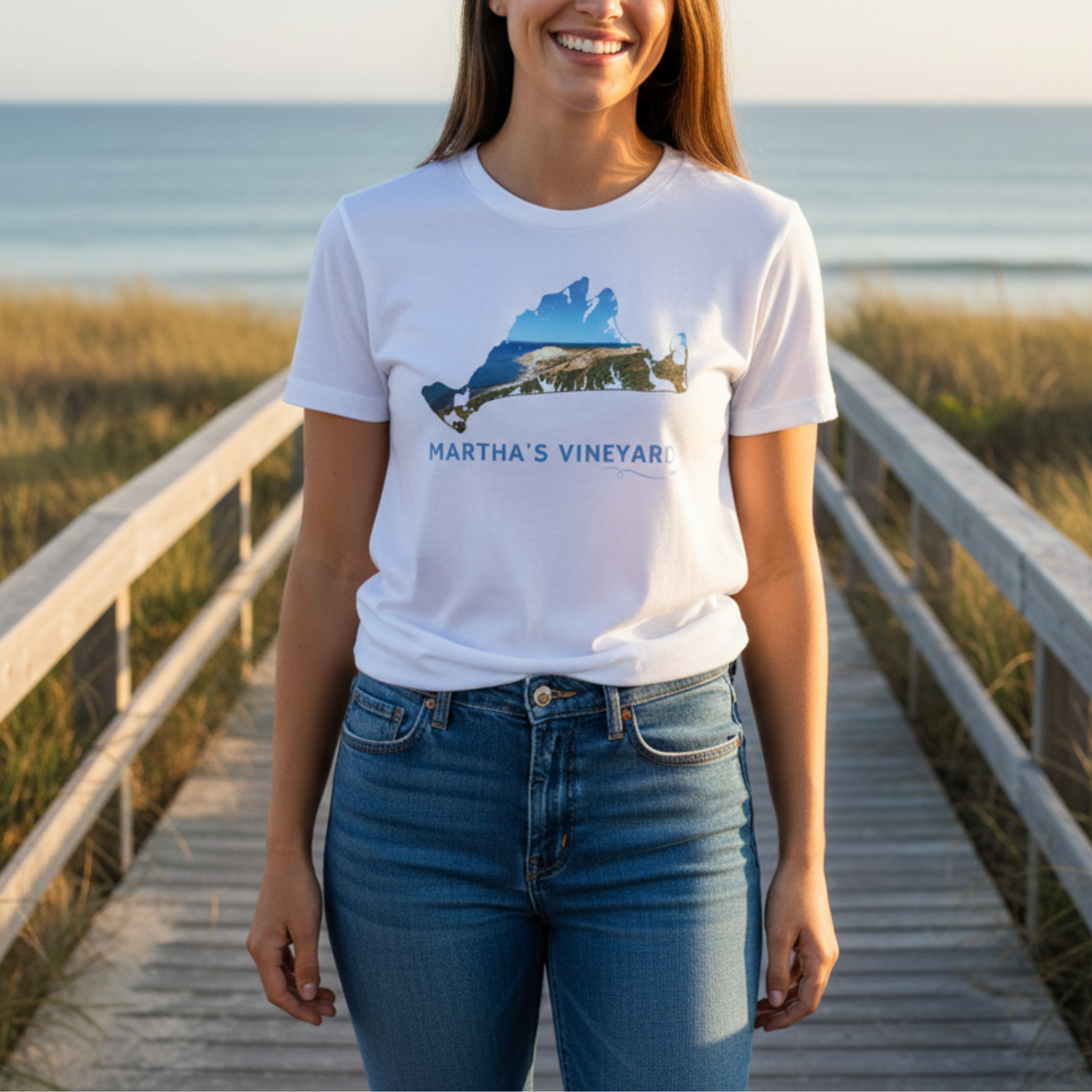 Martha’s Vineyard T-Shirt | Aquinnah Cliffs & Ocean