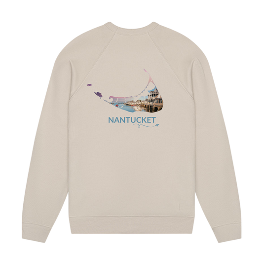 Easy Street Harbor Crewneck Sweatshirt | Nantucket, Massachusetts