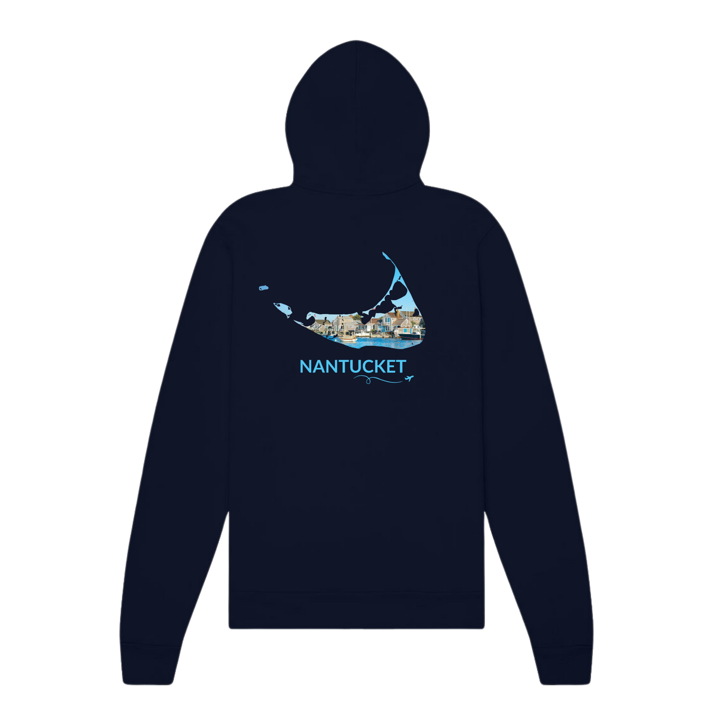 Nantucket Harbor Zip-Up Hoodie | Nantucket, Massachusetts