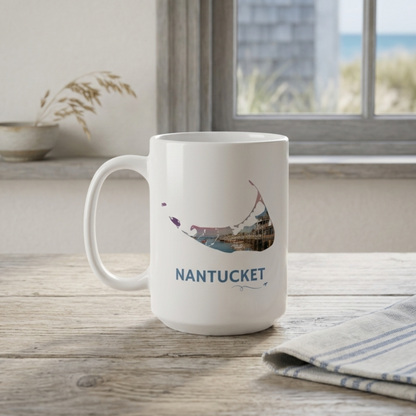 Nantucket Sunset Mug | Easy Street Harbor Coastal Design