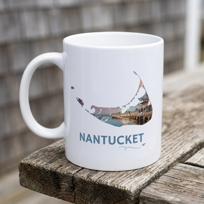 Nantucket Sunset Mug | Easy Street Harbor Coastal Design