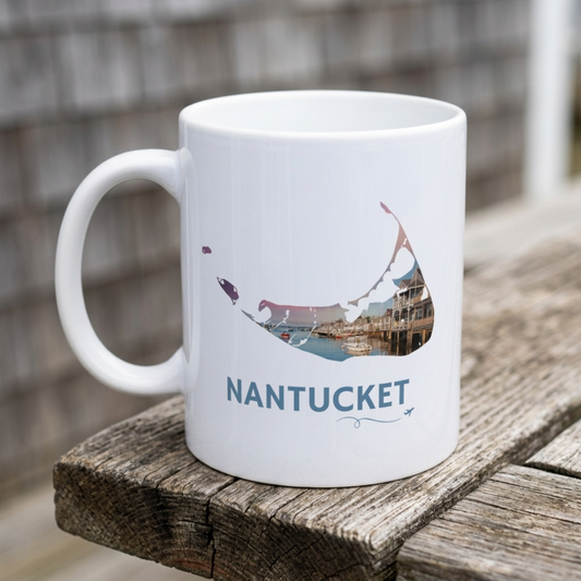 Nantucket Sunset Mug | Easy Street Harbor Coastal Design